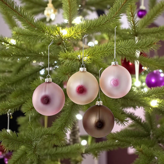 Boobs - Cody Foster Ornament - 4-in - Mellow Monkey