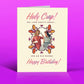 Holy Crap! You Look Pretty Great For An Old Whore - Birthday Greeting Card - Mellow Monkey