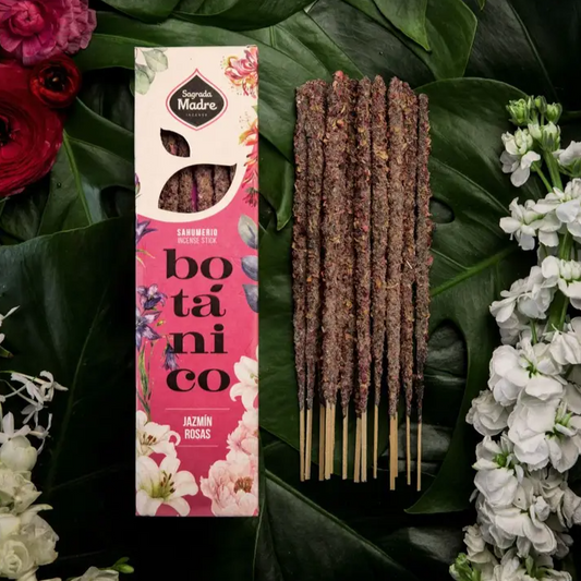 Jasmine and Rose - Botanical Line Incense Pack - Mellow Monkey