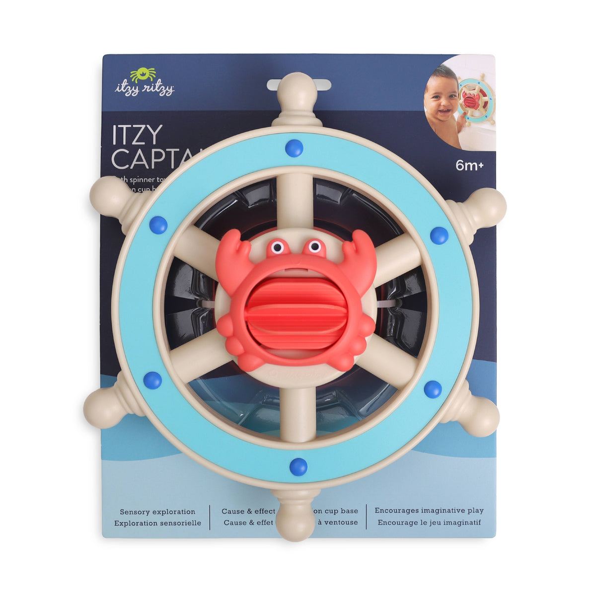 Itzy Captain™ - Bath Nautical Spinner - Mellow Monkey