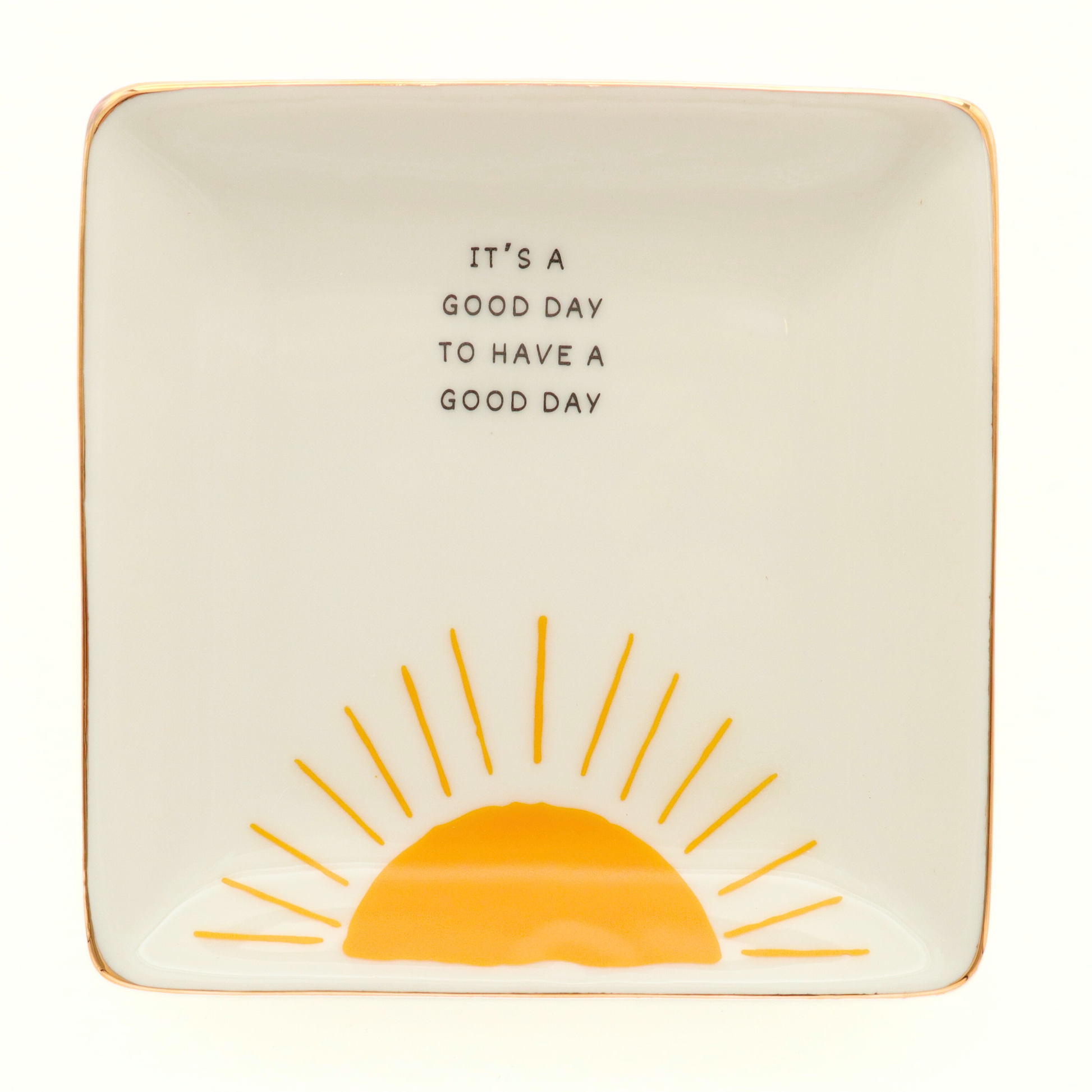 It's A Good Day - Square Trinket Tray - Mellow Monkey