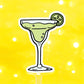 Margarita Glass - Vinyl Decal Sticker - Mellow Monkey