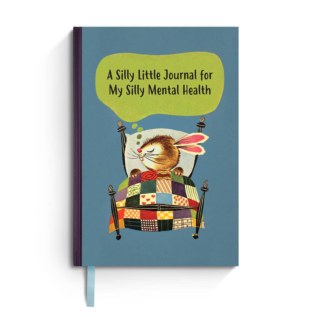 Silly Mental Health Journal - Cute Vintage Notebook - Mellow Monkey
