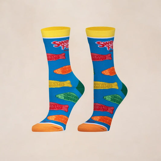 Swedish Fish - Crew Socks - Medium - Mellow Monkey