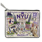New York University (NYU) Collegiate Zip Pouch - Mellow Monkey