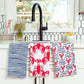 Lobster Waves - Kitchen Towels - Set of 3 - Mellow Monkey