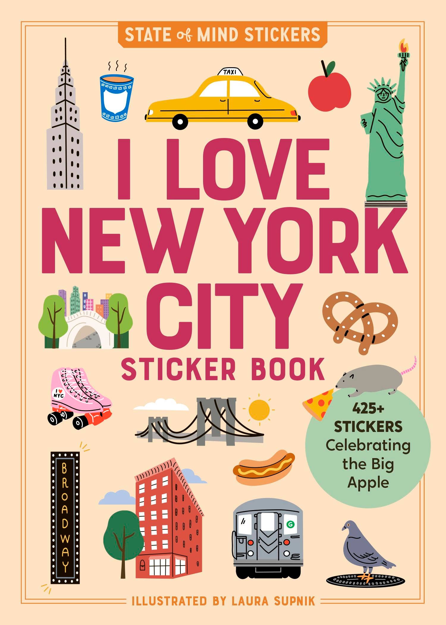 I Love New York City Sticker Book - Mellow Monkey