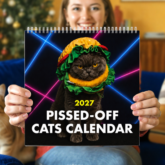 2027 Pissed Off Cats Calendar - Mellow Monkey