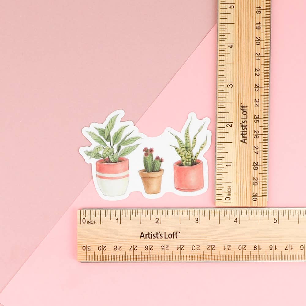 Potted Plants Sticker - Mellow Monkey