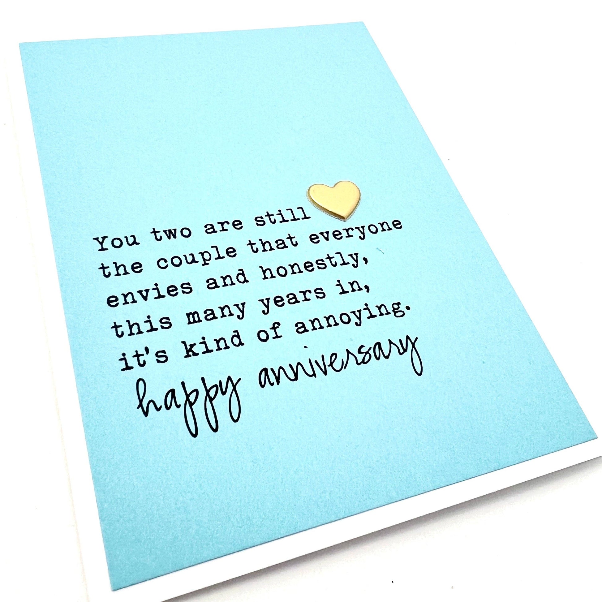 You Two Are Still The Couple That Everyone Envies... - Anniversary Card - Mellow Monkey