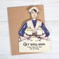 Get Well Soon - Greeting Card - Mellow Monkey