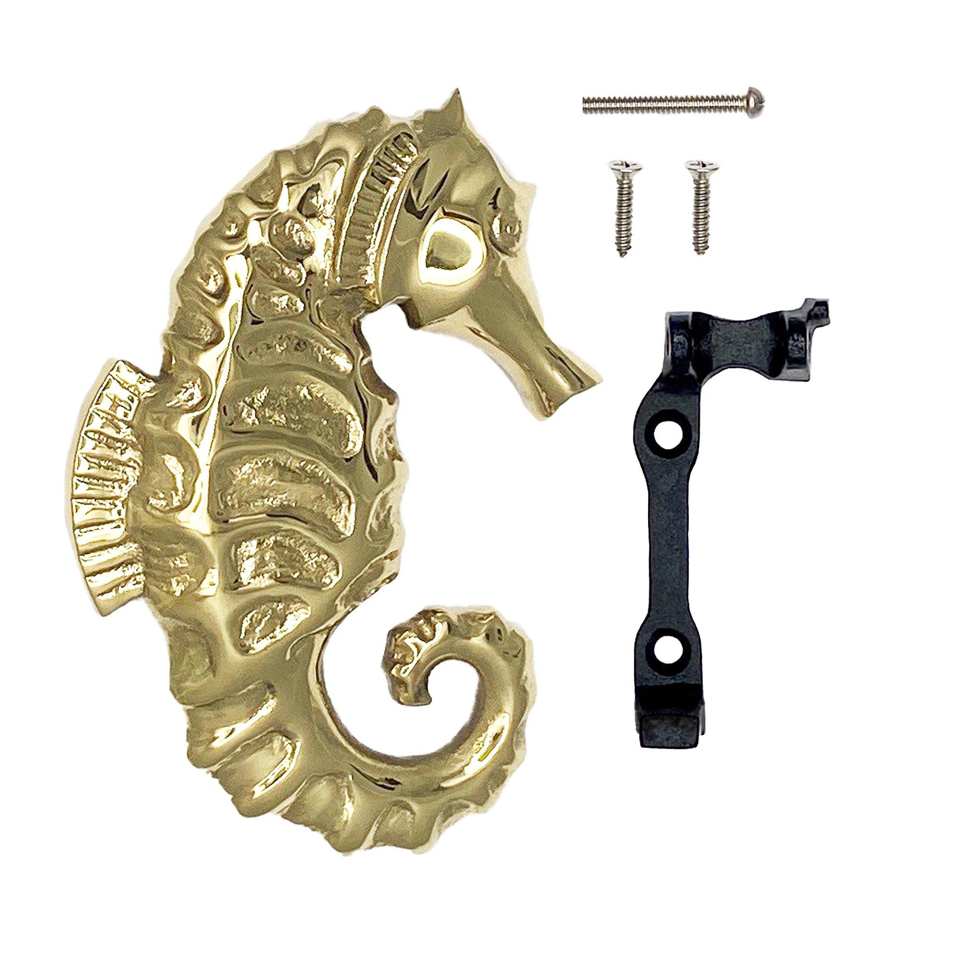 Seahorse Door Knocker - Brass - Mellow Monkey