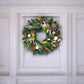 Country Citrus Dried Floral Wreath - 18-in - Mellow Monkey