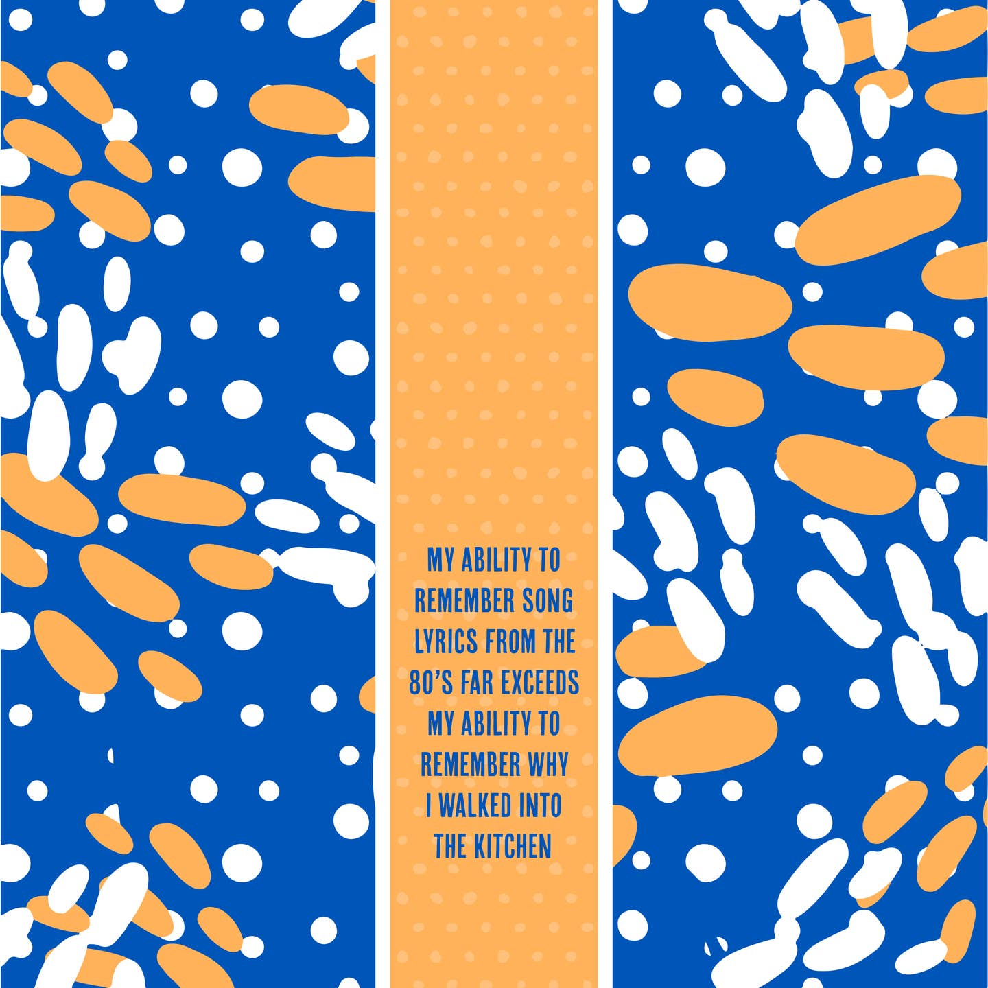 Song Lyrics - Funny Cotton Dish Towel - Mellow Monkey