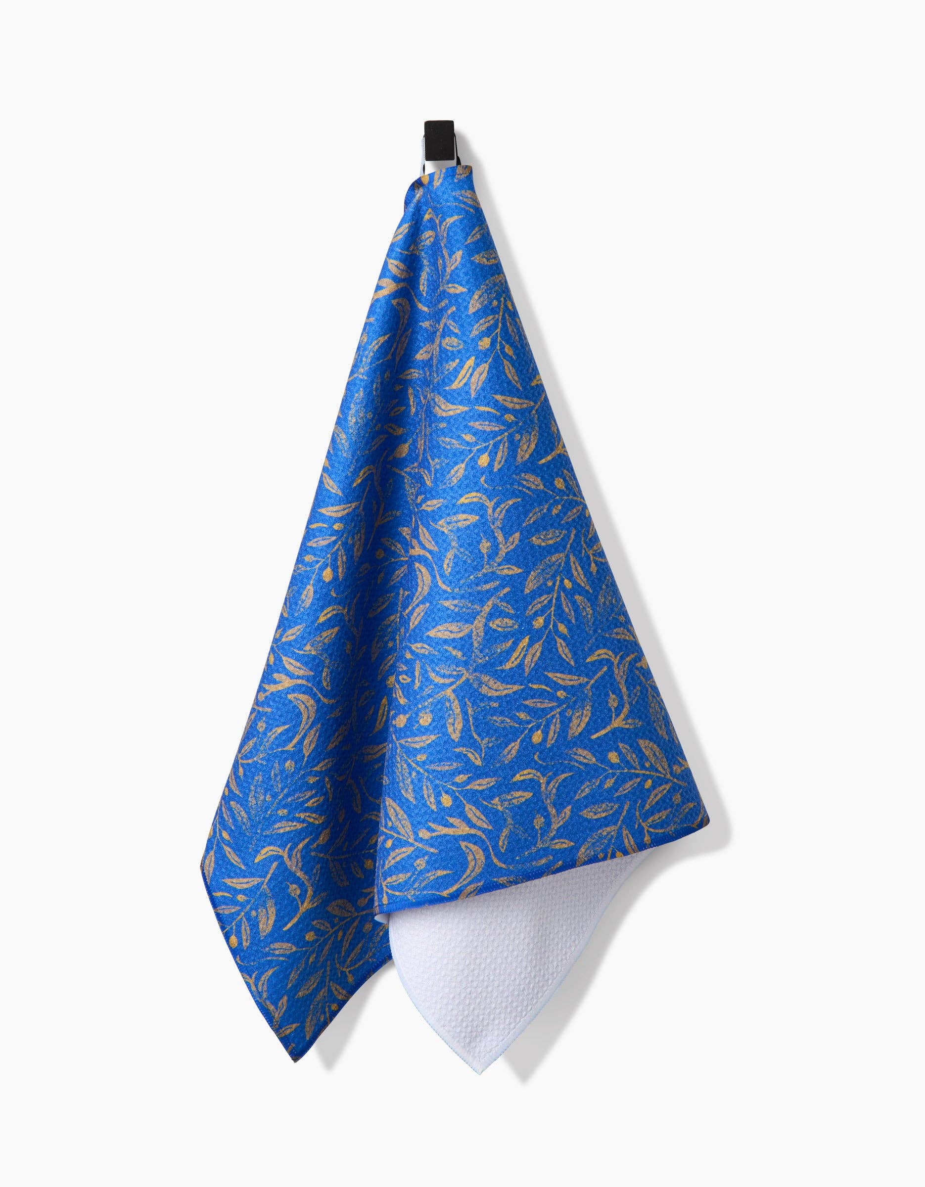 Hanukkah Leaves - Gold Tea Towel – Mellow Monkey