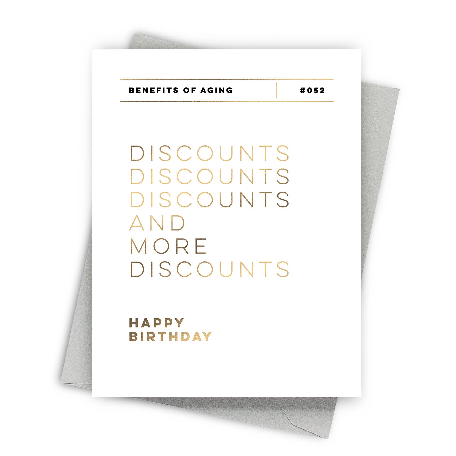 Senior Discounts – Funny Birthday Card - Mellow Monkey
