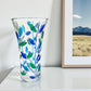 Aqua Tree of Life Vase - Venetian Glass - 10-in - Mellow Monkey