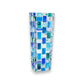 Aqua Bossanova Bud Vase - Venetian Glass - 6-in - Mellow Monkey