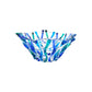 Aqua Samba Bowl - Venetian Glass - 8-1/4-in - Mellow Monkey