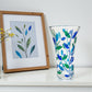 Aqua Tree of Life Vase - Venetian Glass - 12-in - Mellow Monkey