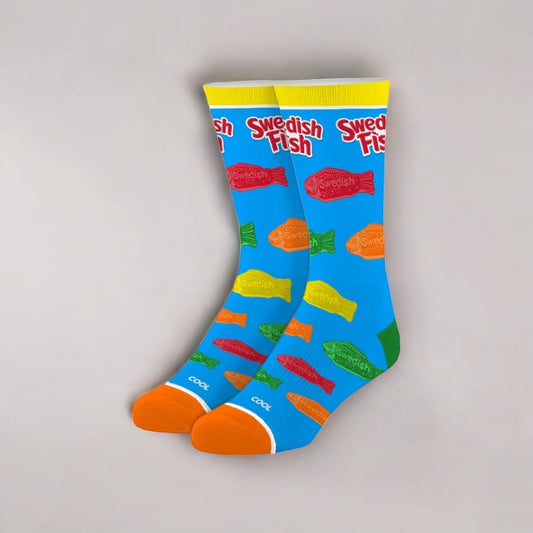 Swedish Fish - Crew Socks - Large - Mellow Monkey