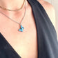 Blue Butterfly Charm Necklace - 18" - Mellow Monkey