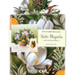 Freshcut Paper Mini Winter Magnolia Pop-Up Bouquet and Greeting Card - Mellow Monkey