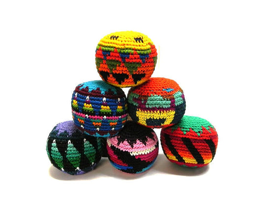 Crochet Hacky Sack - Ball Kick - Multicolored Toy