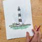 Bodie Island Lighthouse Single Notecard-NC Coast Collection - Mellow Monkey