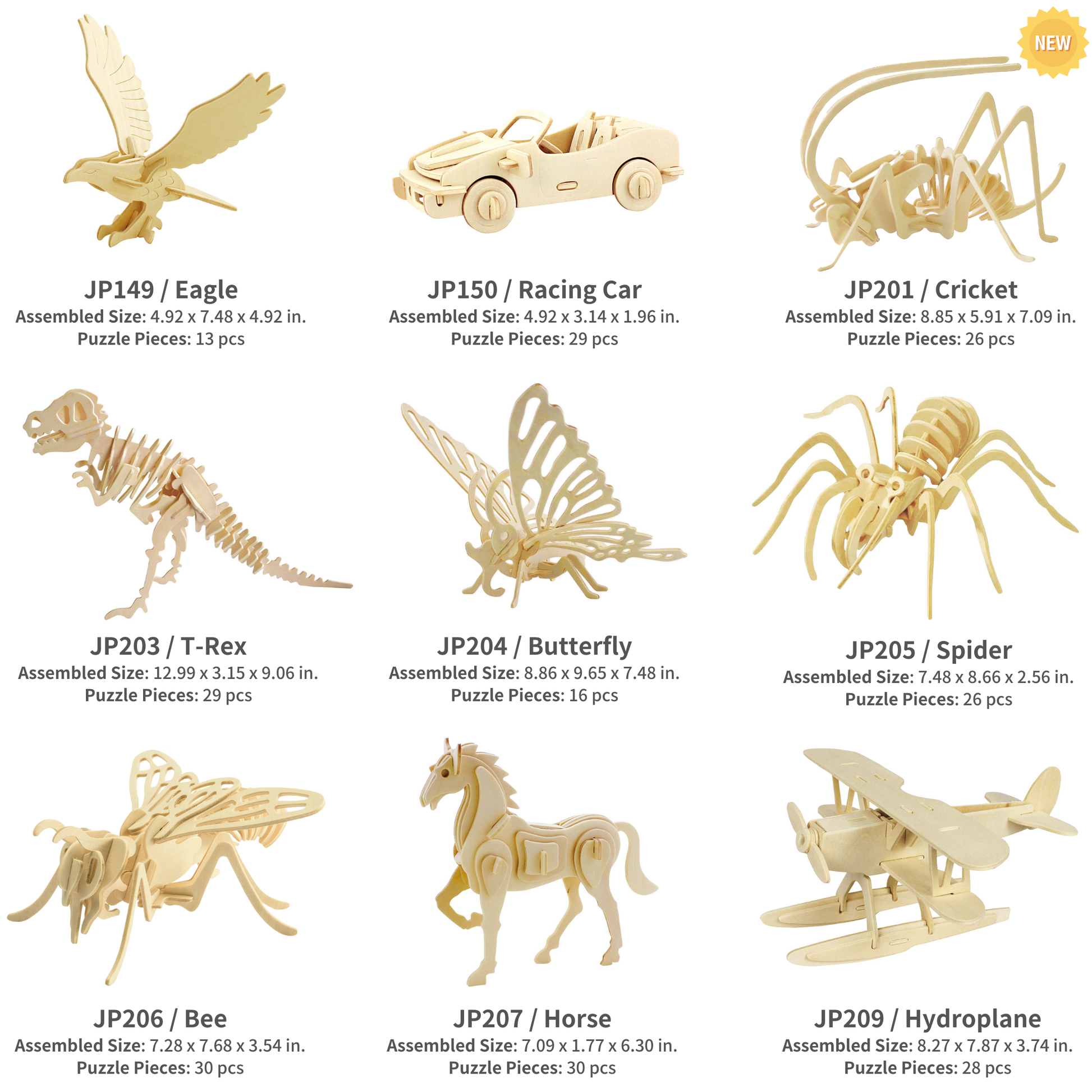 3D Wooden Puzzles: Squirrel - Mellow Monkey