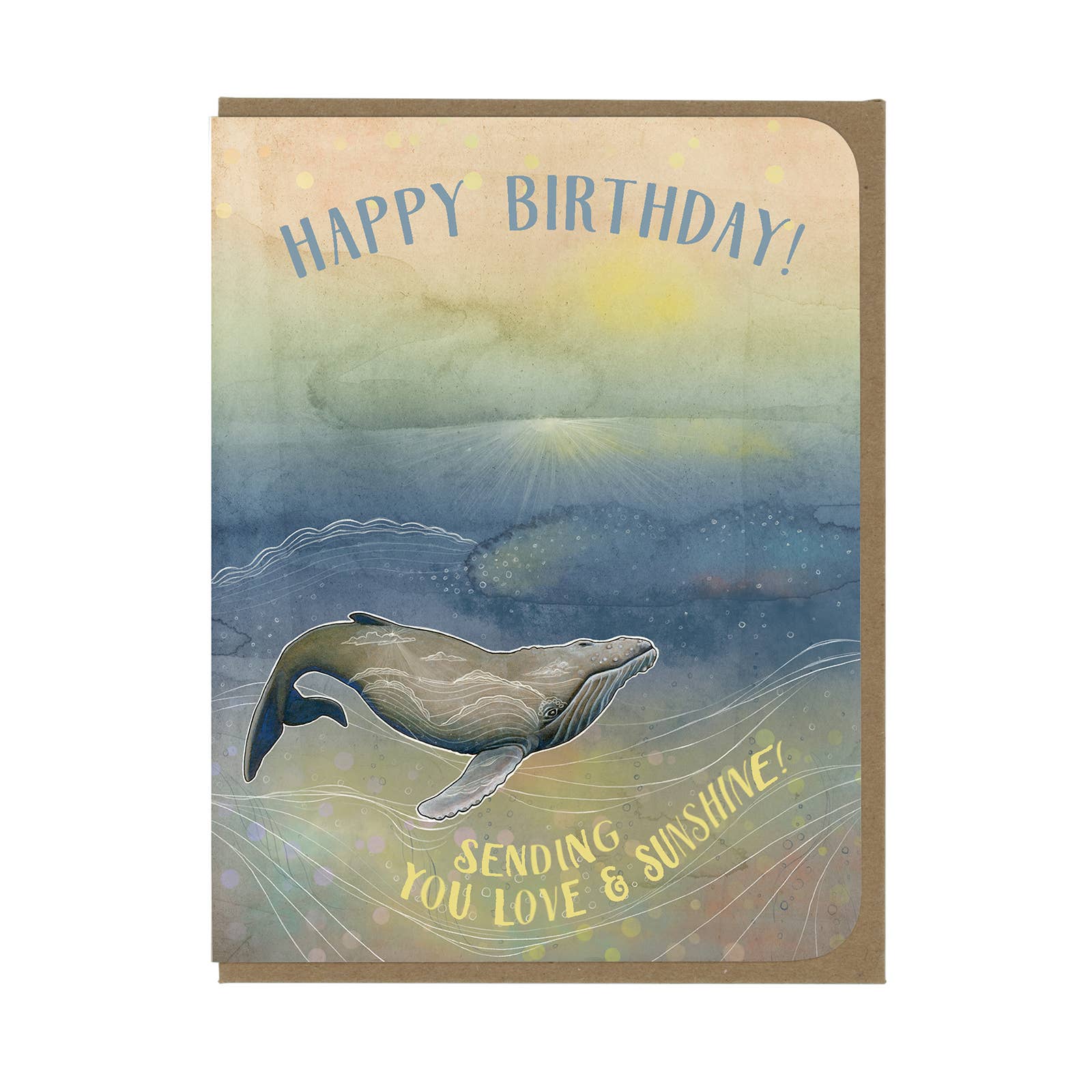 Humpback Whale - Birthday Greeting Card - Mellow Monkey
