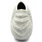 Palm - Handcrafted Porcelain Vase - White with Black Lines - 5.4 x 4.1 x 6.8 in - Mellow Monkey