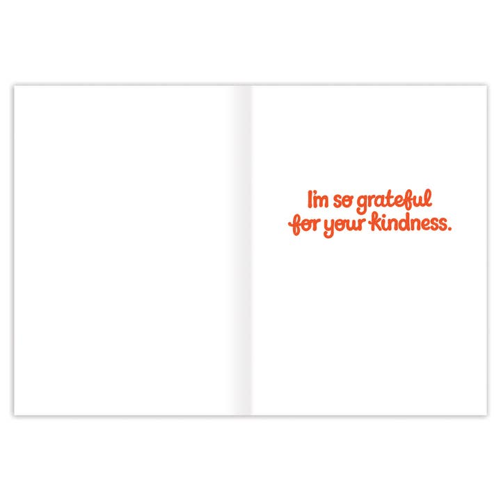 Thanks For Being My Shelter In The Storm - Thank You Greeting Card - Mellow Monkey