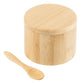 Salt Box with Spoon - Bamboo