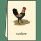 Cock Sucker - Greeting Card - Mellow Monkey