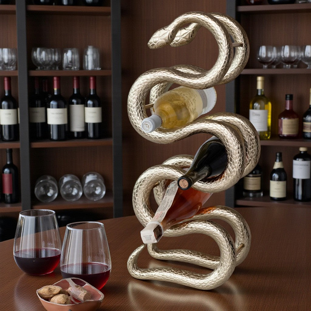 Snake Shaped Wine Bottle Holder - Mellow Monkey