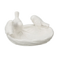 Ceramic Leaf Shaped Trinket Dish with Birds - Mellow Monkey