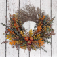 Autumn Bounty Wreath - 18-in - Mellow Monkey