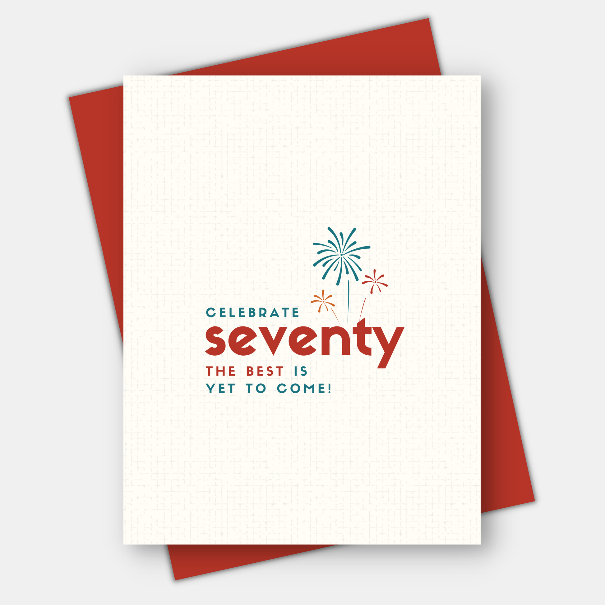 Celebrate 70 The Best Is Yet To Come - 70th Birthday Greeting Card - Mellow Monkey