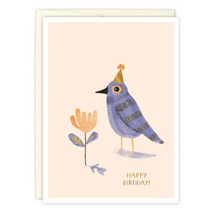 Happy Bird Day Birthday Greeting Card - Mellow Monkey