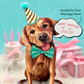 Golden Retriever - Freshcut Pop-Up Pet Greeting Cards - Mellow Monkey