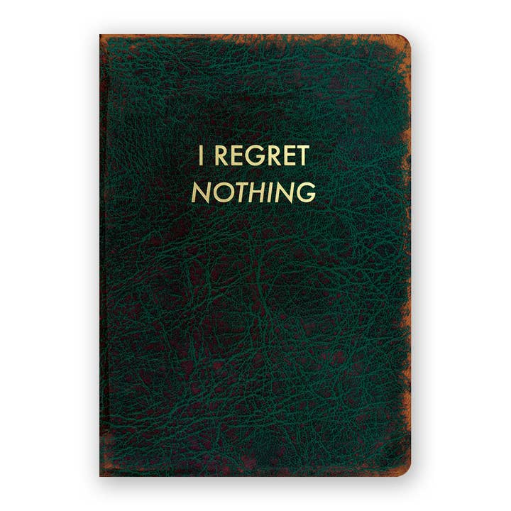 I Regret Nothing - Paperback Journal - Mellow Monkey