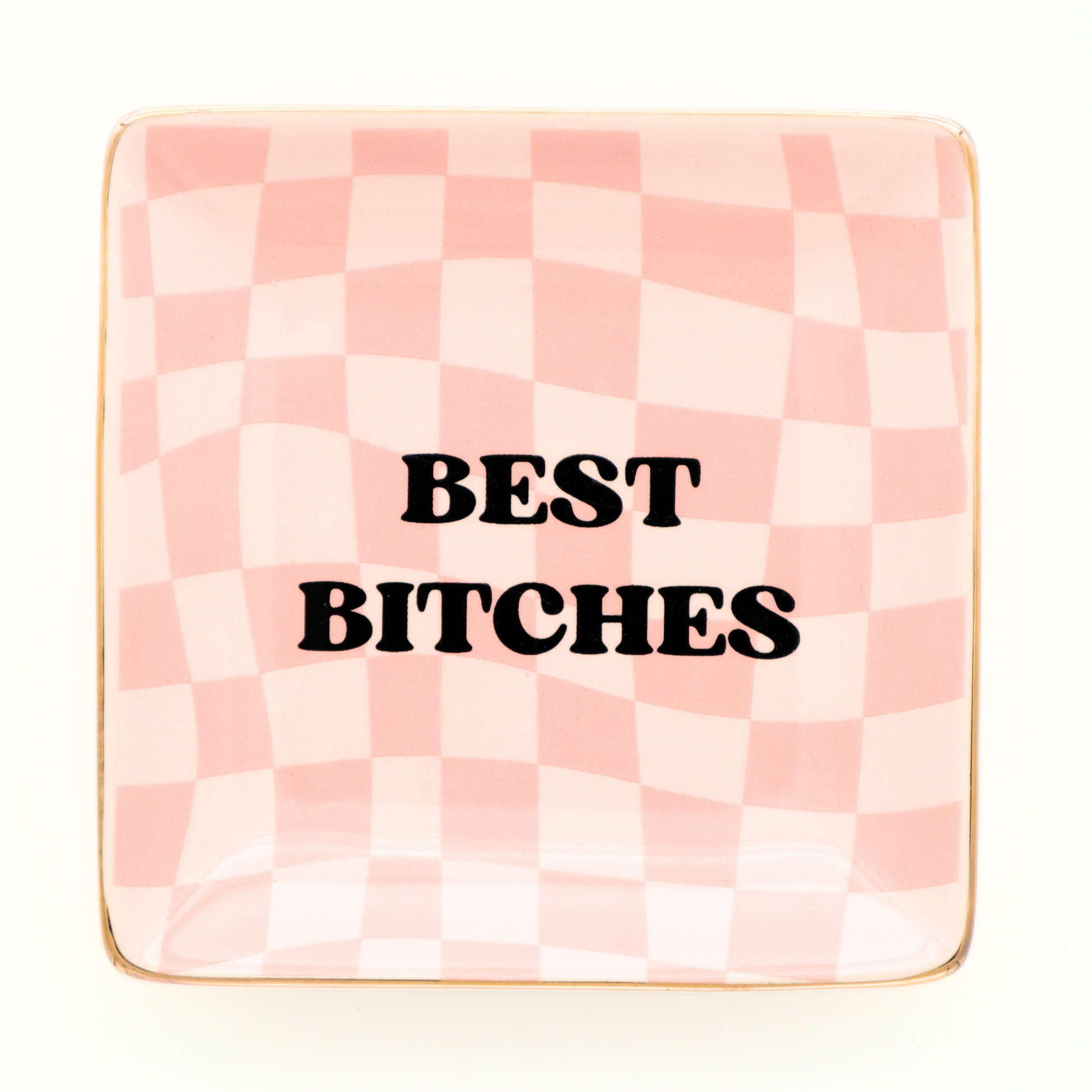 Best Bitches - Square Trinket Tray - Mellow Monkey