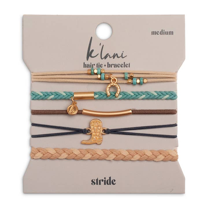 Stride - Hair Tie Bracelets - Medium - Mellow Monkey