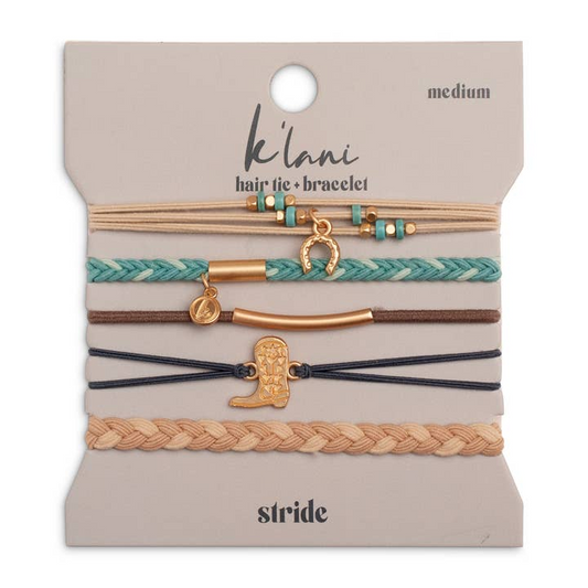 Stride - Hair Tie Bracelets - Medium - Mellow Monkey