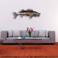 Lake Fish Metal Wall Art - 23-in