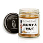 Bust A Nut Holiday Candle - Funny Christmas Candle Gift - Mellow Monkey