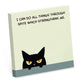 I Can Do All Things Through Spite - Funny Sticky Note Pad - Mellow Monkey