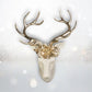 December Diamonds Winter Floral Reindeer Wall Display 29-29092 - 22.5-in. - Mellow Monkey