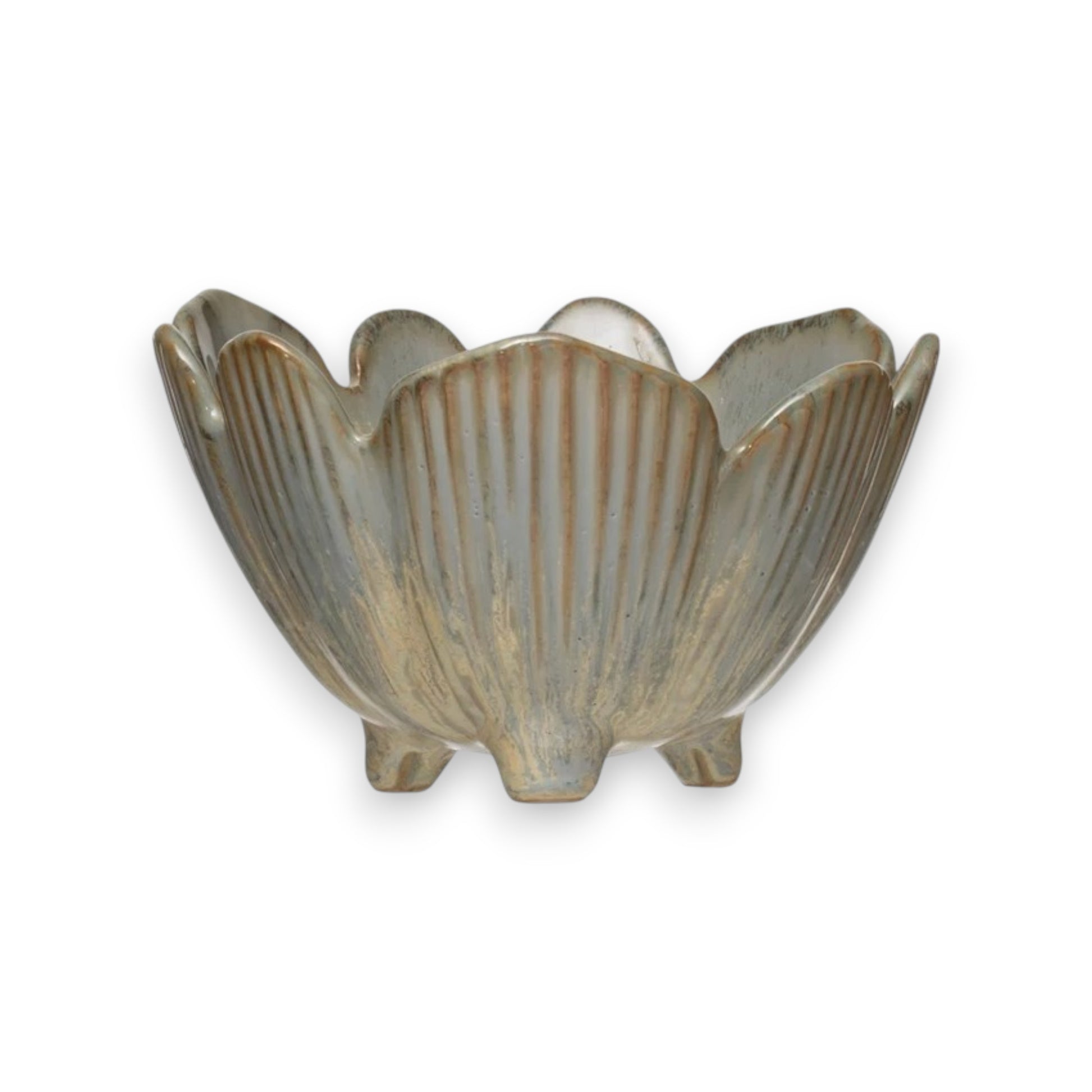 Porcelain Flower Bowl - 4-1/2-in - Mellow Monkey